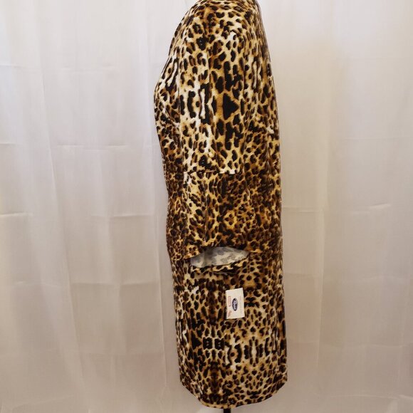 Olivia Matthews Animal Cheetah/ Leopard Print Sexy Dress, Size 2X - Picture 4 of 9
